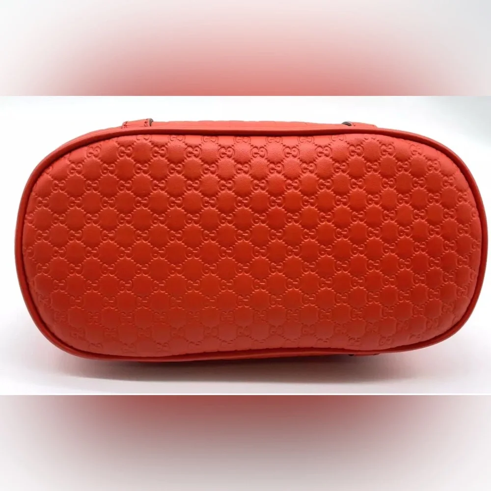 Authentic Gucci GG Micro Shimmer Orange  Mini Handbag 2way CrossbodyBag - Picture 5 of 17